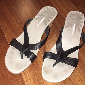 Patagonia Sandler’s with a wedge/ heel